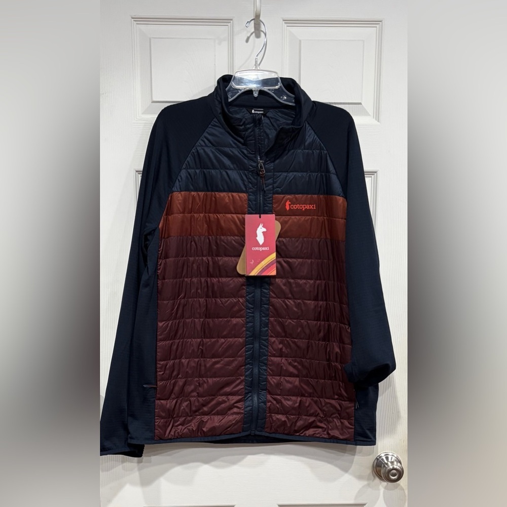 Cotopaxi Men's Xl Capa Hybrid Insulated Jacket Brown Carbon Nwt Stretch